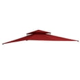 thumbnail image 2 of Garden Winds Replacement Canopy Top Cover for the Bamboo Look Gazebo - Cinnabar, 2 of 9