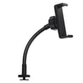 thumbnail image 1 of Soporte de teléfono flexible de 6.7" con cuello de ganso, adaptador de zapata caliente de 1/4", negro, 1 of 6