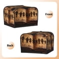thumbnail image 6 of Cauagu Vintage Family History Book for 4 Slice Toaster Cover (11.4''×7.9''×7.5'') Bread Machine Cover Toaster Protector Kitchen Appliance Dust Cover, 6 of 7