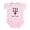 Petal Pink, variant on CafePress - Neptune Infant Bodysuit - Baby Light Bodysuit, Size Newborn - 24 Months