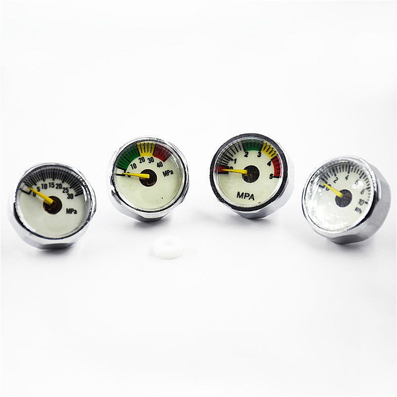 10pcs x Scuba Dive PSI Pressure Gauges Pony Bottle Pressure Gauge for Mini Air Tank SPG 540MPa