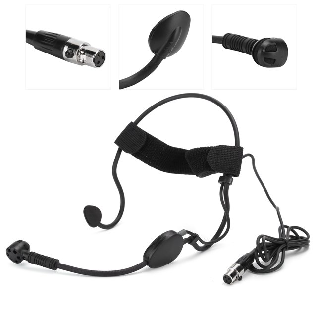 Mezclador De Audio Con Transmisor, Micrófono Condensador Con Reducción De Ruido, Micrófono Con Diadema, Pequeño Para Inalámbrico De Karaoke