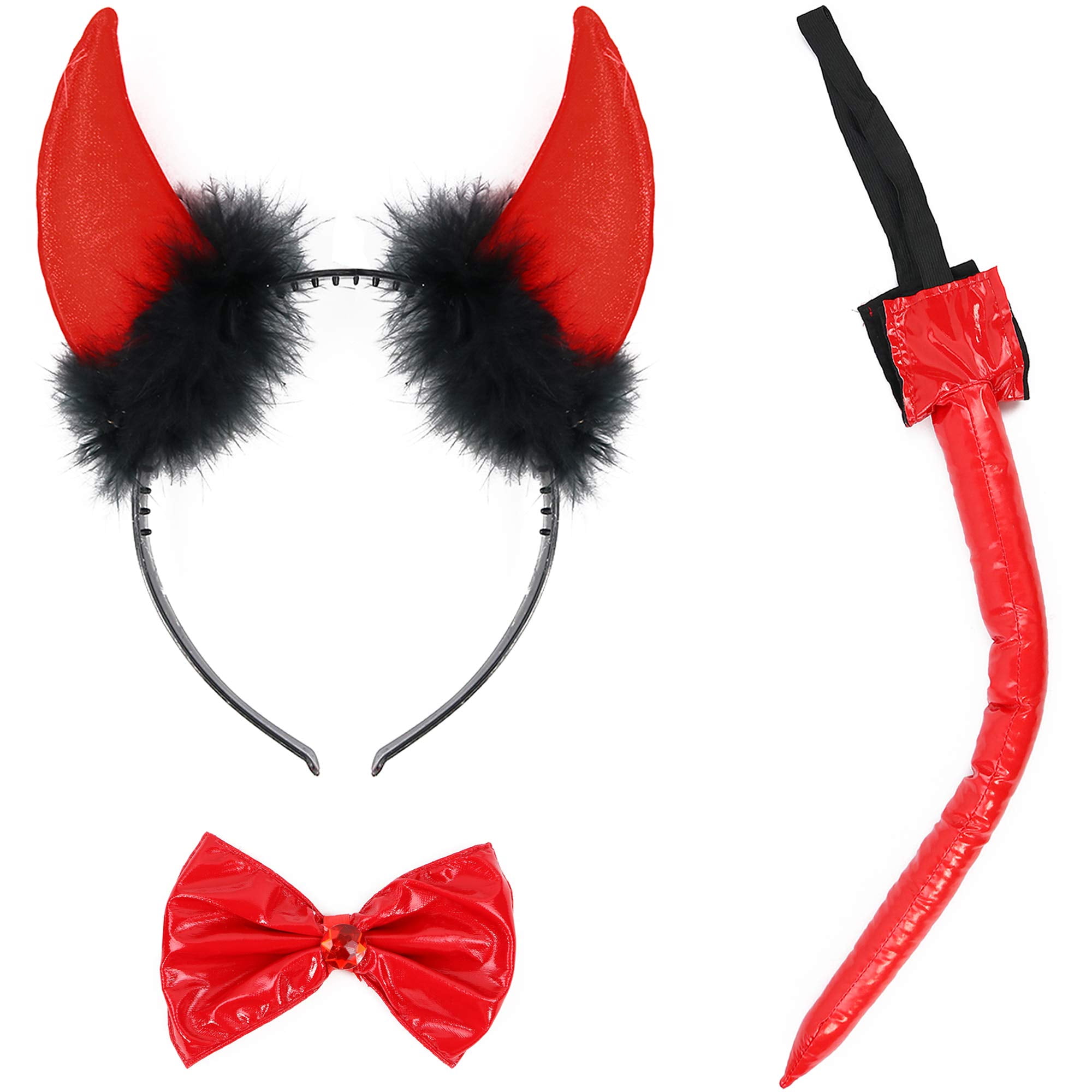Skeleteen Devil Costume Accessory Set Demon Costume Accessories Kit