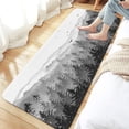 thumbnail image 3 of Grey Forest Mountain Bathroom Rug, Green Misty Forest Tree Non Slip Soft Bath Mat, Nature Scenery Landscape Bath Rugs for Bathroom Living Room Bedroom Kitchen Indoor for Home Decor,17X48IN, 3 of 4