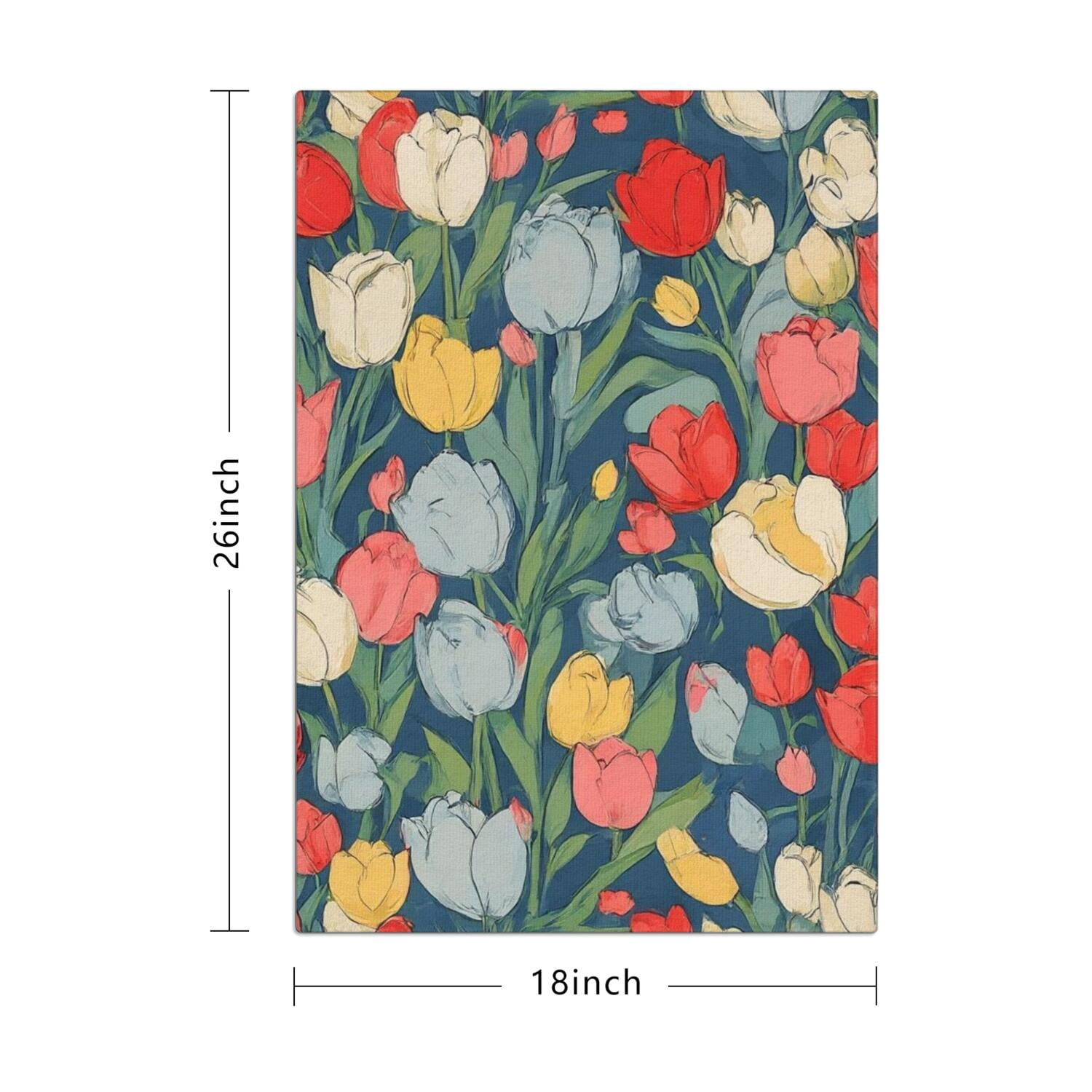 4 Pcs Funny Kitchen Towels,Pioneer Flower Microfiber Dish Towels,Kitchen Tea Towels,Kitchen Towel Set (18" X 26")
