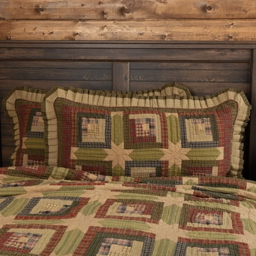VHC Brands Maisie Window Curtain, Standard Sham, Tan, 21x27 - Walmart.com