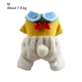 thumbnail image 2 of Greeniant Ropa de algodón para mascotas, repuesto lavable reutilizable para invierno y otoño, abrigo térmico para mantener el abrigo para Ropa para mascotas METRO Greeniant PT004570-03, 2 of 5