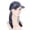 Cashew#Navy Blue, variant on Women's Chemo Headwear Brim Lightweight Beanie Hat Pre Tied Head Scarf Headwraps