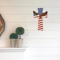 thumbnail image 5 of American Flag with American Bald Eagle Patriotic Wall Cross Spiritual Wall Art Religious Gift Wall Hanging Decoration, 5 of 7