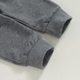 thumbnail image 6 of Okbabeha Toddler Infant Baby Boy Fall Clothes Color Block Long Sleeve Sweatshirt Top and Pants Sweatsuit Outfit Clothing Set, 6 of 7