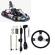 thumbnail image 5 of Juego De Conjunto De Volante De Dirección Go Kart, Diámetro Ajustable De 300mm/11,8 Pulgadas Para Motores De 150cc-250cc, 5 of 7