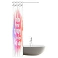 thumbnail image 2 of MYPOP Quotes Decor Shower Curtain, Follow Your Dreams, They Know the Way Fabric Bathroom Shower Curtain Set with Hooks, 36 X 72 Inches, 2 of 2