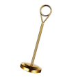 thumbnail image 1 of Baohd Support Photo Porte-Numéro de Table Contemporain pour les Paramètres d'Hôtel à la Mode Or 15cm 1Set, 1 of 6