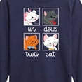 thumbnail image 3 of Disney Classics - Cats & Dogs - Un Deux Trois Cat - Toddler And Youth Long Sleeve Graphic T-Shirt, 3 of 5