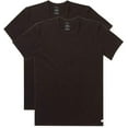 thumbnail image 1 of Calvin Klein Men's Undershirts Cotton Stretch 2 Pack Crew Neck Tshirts, Black, X-Large, 1 of 2