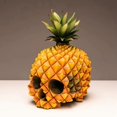 thumbnail image 5 of Pineapple Skull Decor, Scary Skull Sculpture Halloween Statue, Resin Crafts for Decoration, for Halloween Day of The Dead Spooky Decor, 5 of 9