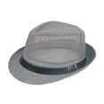 thumbnail image 1 of Men Fedora Wide Brim Mesh Spring Summer Pure Color Low-profile Sunshade Hat for Outdoor, 1 of 10