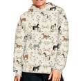 thumbnail image 2 of DISNIMO Boys Horse Hoodie Size 6-7 Pullover Kids Flower Hoodies for Boys and Girls Matching Hoodies Sweatshirt for Girls Aesthetic Hoodie Sweatshirts for Children Fall Clothing Casual, 2 of 7