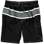 Big Men's Pieced Chevron Swim Shorts