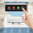 thumbnail image 5 of Havato  Countertop Ice Maker, 8 Bullet Ice Cubes in 6 Mins, 26lbs/24H, w/ Scoop & Basket, White, 5 of 9