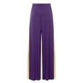 thumbnail image 6 of Sholeno Women Praise Dance Palazzo Pants Loose Metallic Church Worship Costume Lyrical Spiritual Purple XXL, 6 of 7