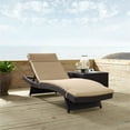 thumbnail image 3 of Pemberly Row Chaise Longue de Patio - Ensemble de 1, Marron et Moka, 3 of 19