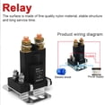 thumbnail image 3 of 12V/24V Selectable 500A High-Current Metal Relay for Car & RV Dual Battery Isolation Charging System - Independent or Controlled Operation, Black Housing with Copper-Plated Screws - 7.2W Coil Power, 3 of 6