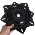 thumbnail image 4 of STOBOK Black Metal Swivel Mechanism for Chair and Bar Stool Heavy Duty Seat Rotation Replacement, 4 of 8