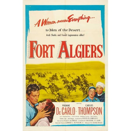 Fort Algiers POSTER (27x40) (1953) (Style C)