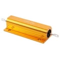 thumbnail image 4 of 4X Gold Aluminum Clad Power Resistor Resistance 100W, 2 Ohm 2R, 4 of 9