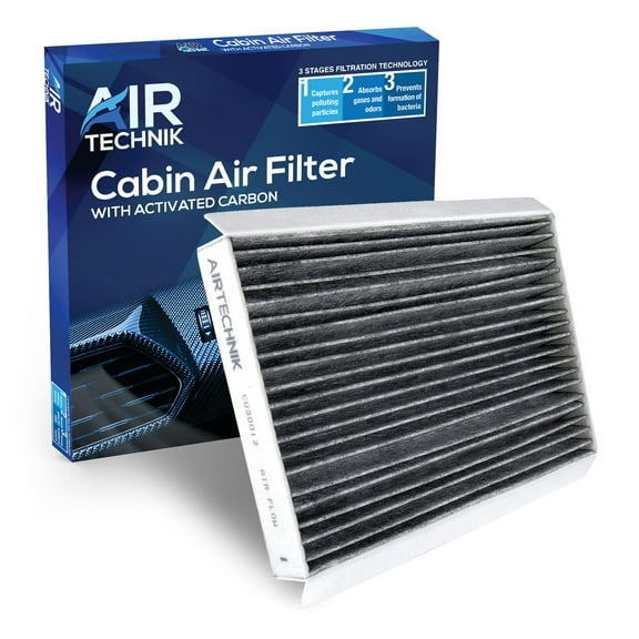 AirTechnik CUK30012 Cabin Air Filter w/Activated Carbon  Fits Mercedes-Benz 2016-2023 Metris, 2020-2022 Sprinter, 2019-2025 Sprinter 2500, 3500, 4500, 2019-2024 Sprinter 3500XD - A4478300100