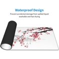 thumbnail image 5 of Japanese Cherry Blossom Sakura Large Gaming Mouse Pad 31.5×11.8 Inch XL Extended Waterproof Moudepads Non-Slip Rubber Base Keyboard Mat for Work/Office/Home, 5 of 5