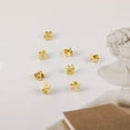 thumbnail image 3 of Lancharmed Earrings for Women Trendy Accessories Love Bench Ear Plugs Set Of 4 14K Gold Plated Earring Gifts for Women, 3 of 8