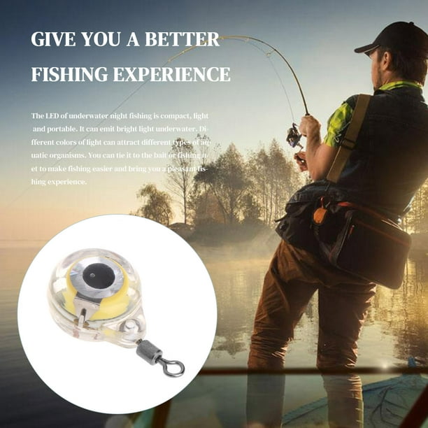 Pitrice Mini Led Lights Fishing Lamp Angling Lure Lure Led Light; Fishing Luminous Waterproof Artificial Lures Energy-Efficient Wide-Range For Enticem