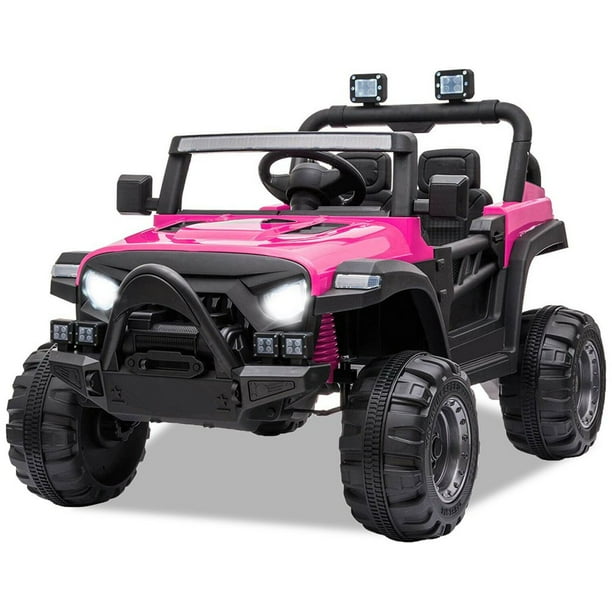 Hikiddo 12V Kids Ride On Truck Battery Powered Toy Car with Remote