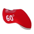 thumbnail image 2 of Cubierta de la cabeza del hierro del golf Sunnimix 60 grados rojo, 2 of 8