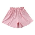 thumbnail image 1 of Zpanxa Girls Running Shorts Nylon Spandex Solid Color Lightweight Breathable Sun Protection Summer Shorts 7 Years, 1 of 3