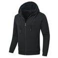 thumbnail image 7 of Pdbokew Hoodies for Men Heavyweight Fleece Sweatshirt - Full Zip Up Fleece Jacket Black XL, 7 of 7
