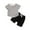 White, variant on Qudderr Baby Boys Girls Short Sleeve T-Shirt Shorts Outfit for Newborn Spring Summer Cotton Pullover Tops Solid Colour Shorts with Pockets 2PCS Set Size 0M-3T