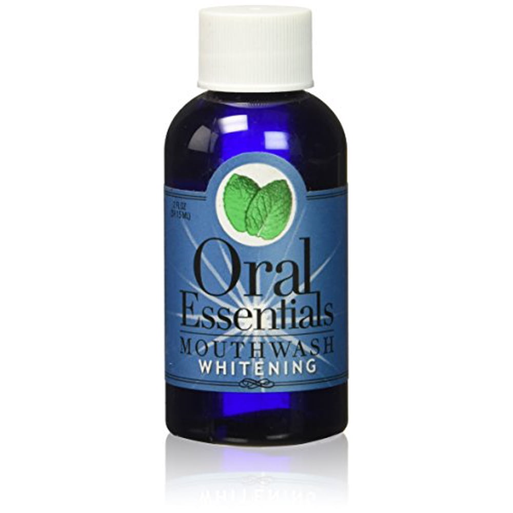 Oral Essentials Teeth Whitening Travel Size, Mouthwash, 2 Ounce