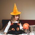thumbnail image 5 of Floleo Witch Hat Halloween Costume Accessory Pointed Hat for Kids Adults, Magic Wizard Hat for Cosplay Party, Foldable Oxford Cloth Witch Hat for Trick-or-Treat, 5 of 5