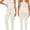 Nude, variant on PISONIC Womens Workout Set Two Piece Racerback Color Block Tank Top Matching High Waist Leggings Gym Pilates Outfits