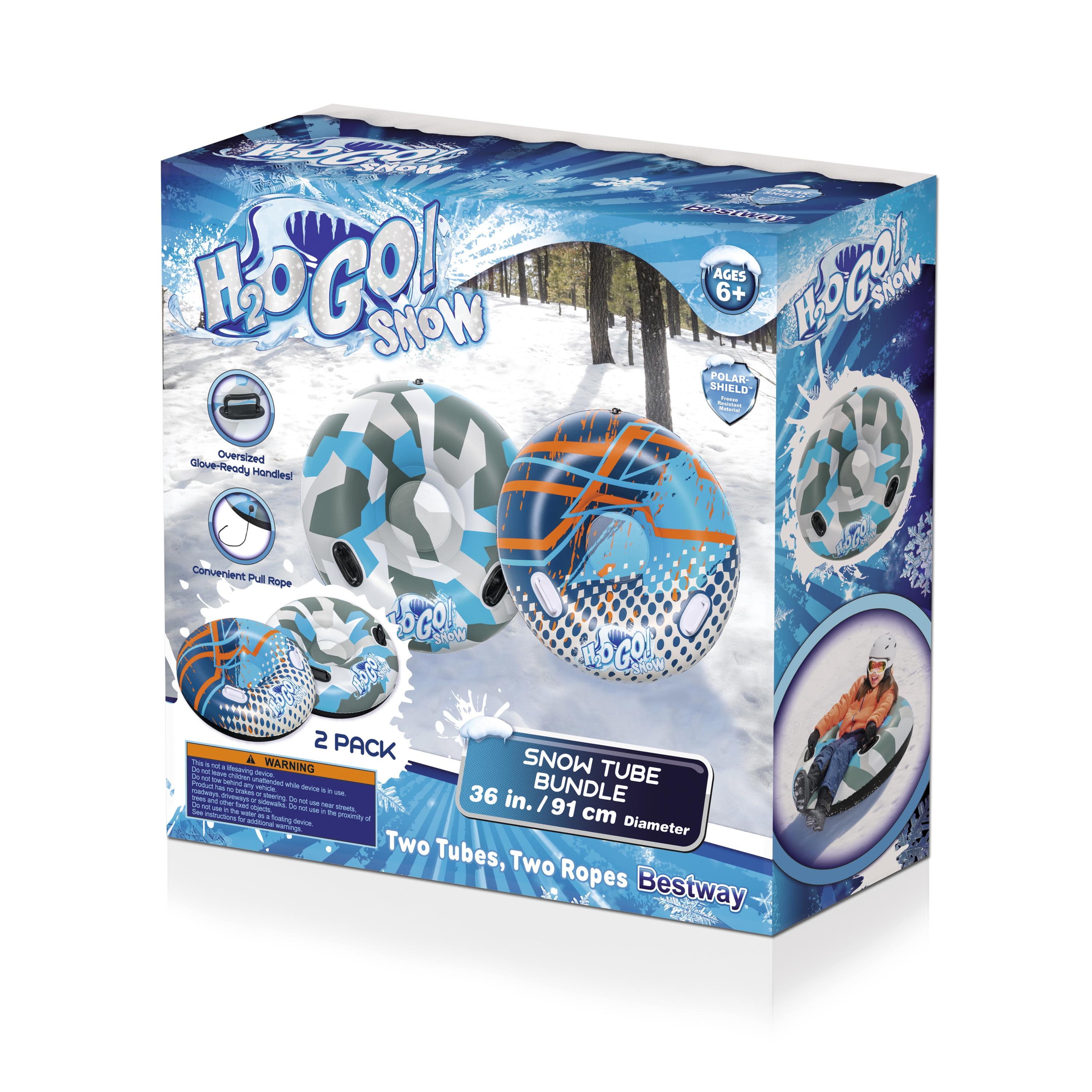 H2OGO! Snow 36” Snow Tube Bundle - 2-Pack - image 4 of 11