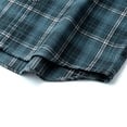 thumbnail image 4 of Gamivast Plaid Shirts for Men-Oversized Long Sleeve Button Down Shirt with Pockets Fall Collared Flannel Shirts Fall Jackets Blue XL, 4 of 7