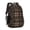 Brown and Red, variant on Green and Black Checkered Pattern Backpack for School, Cute School Bag with Adjustable Shoulder Straps and Padded Back, 16.9"x12.6"x5.9"