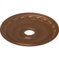 thumbnail image 3 of Ekena Millwork 20"OD x 3 5/8"ID x 1"P Jackson Ceiling Medallion (Fits Canopies up to 5 1/8"), Hand-Painted Polished Copper, 3 of 8