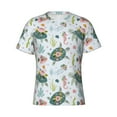 thumbnail image 3 of Naloa Turtle and Sea Life Men's T-Shirt Sport T-shirt Men's Basic Tee Casual Men's Shirt, Round Neck, Short Sleeves - Medium, 3 of 5