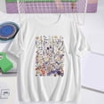 thumbnail image 2 of Floruhand Womens Vintage Flowers Crew Neck Shirt Boho Floral Wildflowers Graphic Tee Casual Short Sleeve T Shirt, 2 of 4