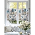 thumbnail image 5 of Starfish Sheer Curtains 45 Inch Length 2 Panels Set, Semi Transparent Voile Rod Pocket Curtains for Living Dining Room Bedroom Drapes Ocean Shell Coastal Nautical Flag Light-house, 5 of 6
