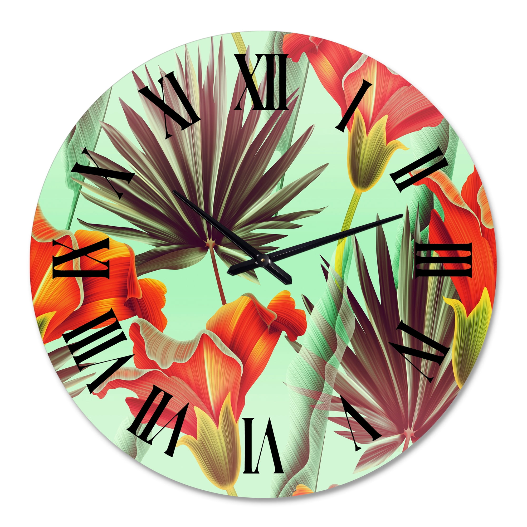 Designart 1 in Quartz Traditional Wall Clock
